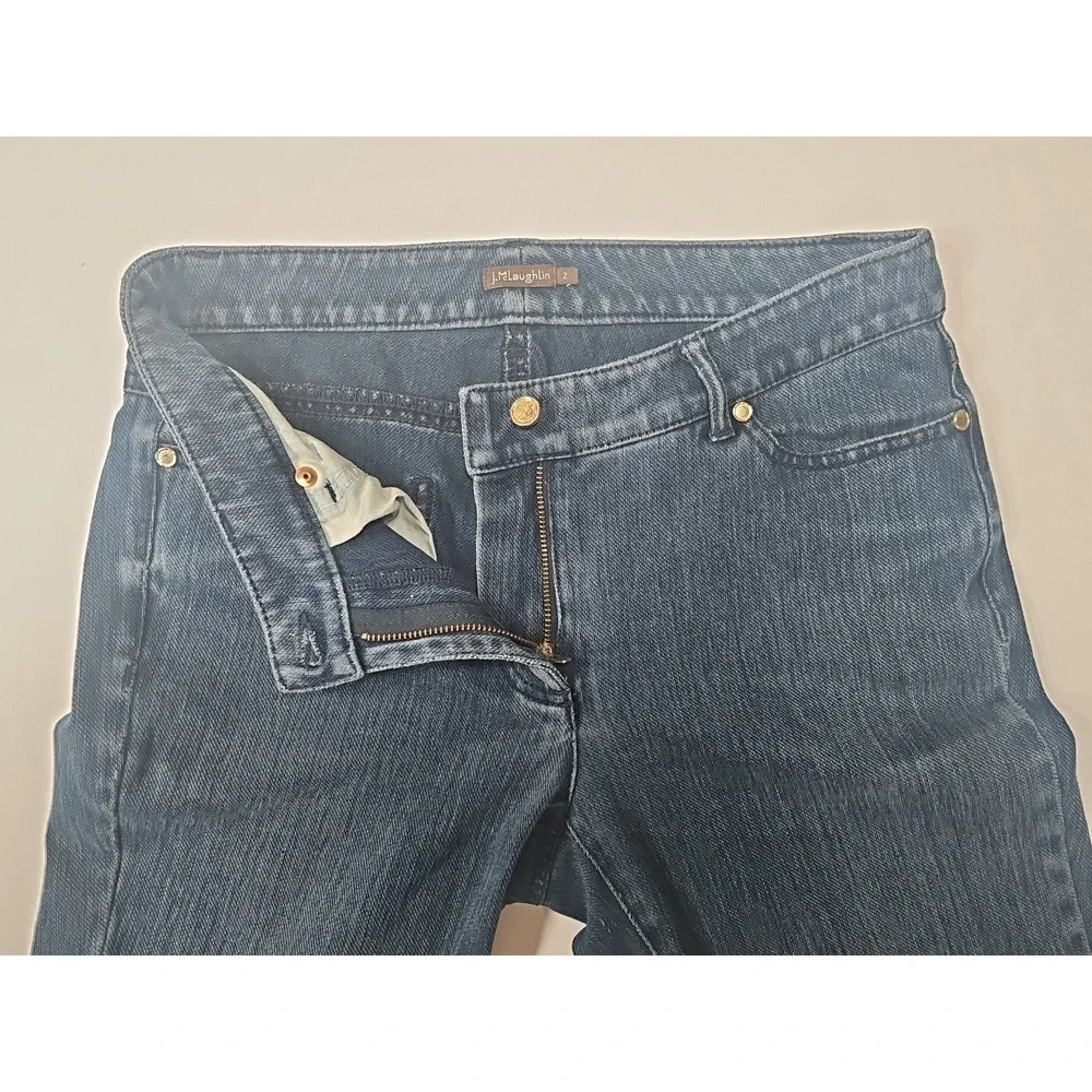 J McLaughlin Skinny Jeans‎ Women's Size 2 Blue Stretch Denim
